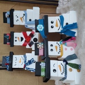 New, Snowpeople, Handmade